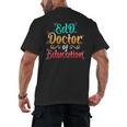 EdD Doctor Of Education Inspiring Doctorate Graduation Men's Back Print T-Shirt