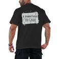 Elementary School Graduation Shirt Graduate Grad Men's Back Print T-Shirt