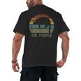 Ew People Cat Lazy Introvert Anti Social Men's Back Print T-Shirt