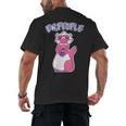 Ew People Introvert Ferrets Saying Mask Ferret Men's Back Print T-Shirt