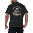 Existential Crisis Club Lifetime Member Skull And Books Men's Back Print T-Shirt
