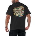 Fantasy Romantasy Book Retro Vintage Shadow Daddy Girl Men's Back Print T-Shirt Fantasy Romantasy Book Retro Vintage Shadow Daddy Girl Men's Back Print T-Shirt