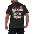 My Favorite Librarian Calls Me Mom Graduation Men's Back Print T-Shirt
