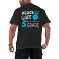 Fifth Grade Graduation Peace Out 5th Grade Boys Men's Back Print T-Shirt