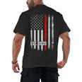 Fire Academy Survivor Firemen Fire School Graduation Men's Back Print T-Shirt