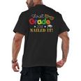 First 1st Grade 2018 Nailed It Graduation Shirt Men's Back Print T-Shirt