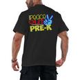 First Day Of School Shirt Peace Out Pre-K Graduation Kids So Men's Back Print T-Shirt
