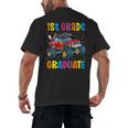 First Grade Graduation Monster Truck 1st Grade Graduate Men's Back Print T-Shirt