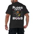Floss Like A Boss Shirt Class Of 2019 Graduation Kids Men's Back Print T-Shirt