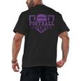 Football Senior Night Football Senior 2025 Graduation 36 Men's Back Print T-Shirt