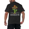 Fun High School College Graduate Humor Graduation Men's Back Print T-Shirt
