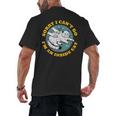 Funny Introvert Cat I Can't Go I'm An Inside Cat Homebody Men's Back Print T-Shirt