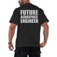 Future Aerospace Engineer College Graduate Graduation Men's Back Print T-Shirt