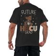 Future HBCU Grad Graduate Afro Boy College Graduation Men's Back Print T-Shirt