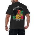 Future HBCU Grad History Girl Graduation HBCU Kids Men's Back Print T-Shirt