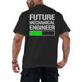 Future Mechanical Engineer Cool Graduation Men's Back Print T-Shirt