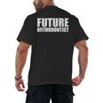 Future Orthodontist Student Graduation Graduate Men's Back Print T-Shirt