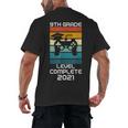 Gamer Graduation 2021 Retro 9th Grade Level Complete Men's Back Print T-Shirt