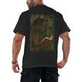 Geometric History Educated Women Teacher Book Melanin Men's Back Print T-Shirt Geometric History Educated Women Teacher Book Melanin Men's Back Print T-Shirt
