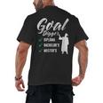 Goal Digger Diploma Master s Bachelor s Master Graduation Men's Back Print T-Shirt