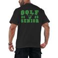 Golf Senior Night Golf Senior 2025 Graduation 32 Men's Back Print T-Shirt