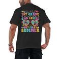 Goodbye 1st Grade Graduation To 2nd Grade But First Summer Men's Back Print T-Shirt