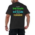 Goodbye 2nd Grade On My Way To 3th Grade 2022 Graduation Men's Back Print T-Shirt