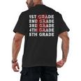 Goodbye 4th Grade Graduation Last Day School Hello 5th Grade Men's Back Print T-Shirt
