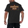 Graduate 2028 Class Of 2028 Senior Graduation Men's Back Print T-Shirt