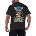 Graduate Kangaroo Class Of 2025 Kids Graduation Men's Back Print T-Shirt