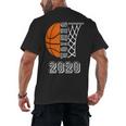 Graduate Senior Class 2020 Graduation Basketball Player Men's Back Print T-Shirt
