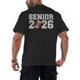 Graduate Senior Class Of 2026 Graduation American Football Men's Back Print T-Shirt