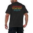 I Graduated Can I Go Back To Bed Now Graduation 2023 Men's Back Print T-Shirt