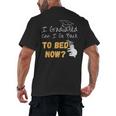 I Graduated Can I Go Back To Bed Now Graduation Sloth Men's Back Print T-Shirt