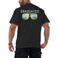 Graduated Graduation Tropical Sunglasses Men's Back Print T-Shirt