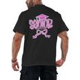 Graduation 2026 Senior 2026 Class Of 2026 Coquette Pink Girl Men's Back Print T-Shirt