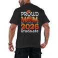 Graduation Basketball Retro Proud Mom Of A 2026 Graduate Men's Back Print T-Shirt