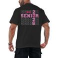 Graduation Class Of 2026 Senior 2026 Pink Bow Coquette Men's Back Print T-Shirt