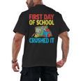 Graduation First Day Of School Crushed It Men's Back Print T-Shirt