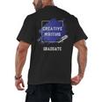 Graduation Graduated Creative Writing Degree University Men's Back Print T-Shirt