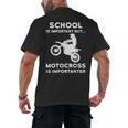 Graduation Shirt For Dirtbike Motocross Riders Men's Back Print T-Shirt