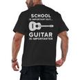 Graduation Shirt For Guitar Players & Band Member Men's Back Print T-Shirt