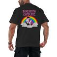 Graduation Unicorn Superstar Magical Colorful Rainbow Tshirt Men's Back Print T-Shirt