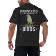 Green Cheek Conure Introvert Parrot Bird Conure Men's Back Print T-Shirt Green Cheek Conure Introvert Parrot Bird Conure Men's Back Print T-Shirt