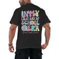 Groovy In My Last Day Of School Era Second Grade Graduation Men's Back Print T-Shirt