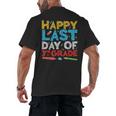 Happy Last Day Of 3rd Grade Shirt Third Grade Graduation Men's Back Print T-Shirt