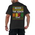 HBCU Grad Historically College Graduation Men's Back Print T-Shirt