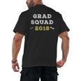 High School College Graduation Family Graduation Shirts Men's Back Print T-Shirt