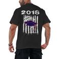 High School GraduationShirt Flag College Graduation Men's Back Print T-Shirt