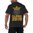 High School King Graduation Shirt Class Of 2018 Seniors Men's Back Print T-Shirt